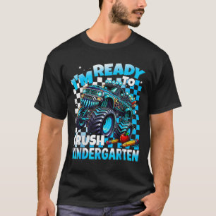 Ich bin bereit, Kindergarten-Monster-Lkw-Boys zu z T-Shirt