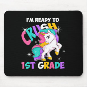 Ich bin bereit, Mädchen der ersten Klasse wieder z Mousepad