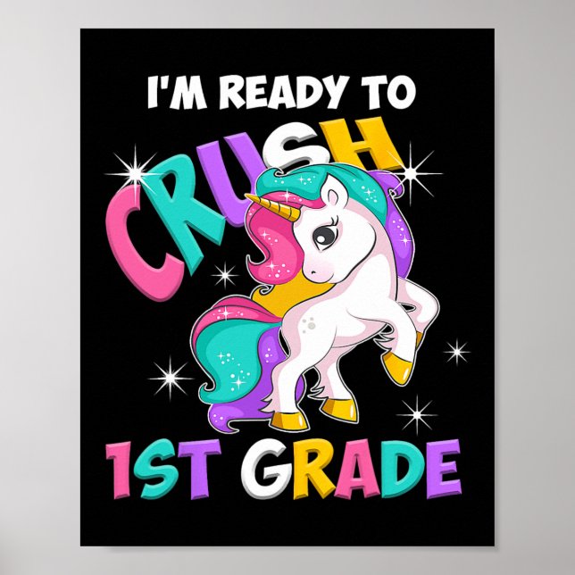 Ich bin bereit, Mädchen der ersten Klasse wieder z Poster (Vorne)