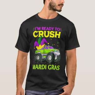 Ich bin bereit, Mardi Gras Jester Monster Truck zu T-Shirt