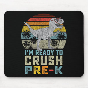 Ich bin bereit, Pre K Dinosaurier 1. Prek Tag zu z Mousepad