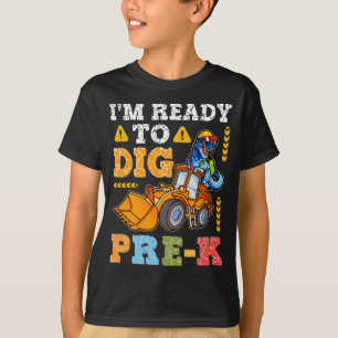Ich bin bereit, Pre-K Funny wieder in die Schule z T-Shirt