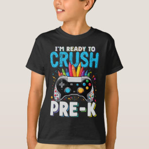 Ich bin bereit, Pre-k Gamer wieder zu Schuljungen  T-Shirt