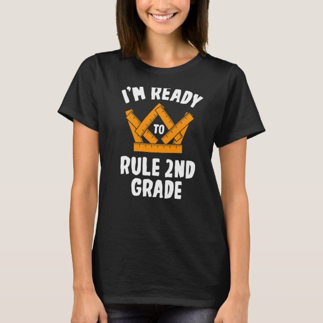 Ich bin bereit, Regel 2. Klasse des Zweiten T-Shirt (Vorderseite)
