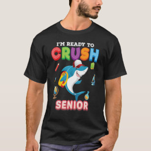Ich bin bereit, Seniorenhaie wieder zum Schulkind T-Shirt