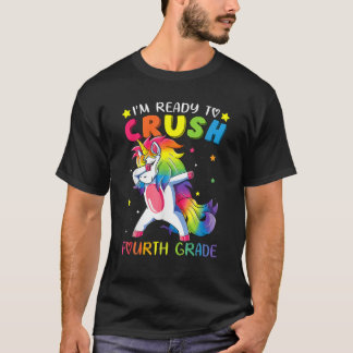 Ich bin bereit, viertklassige Abklatsche Unicorn 4 T-Shirt