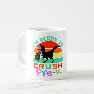 ICH BIN BEREIT, VOR KURZEM - COOL DINOSAUR KAFFEETASSE