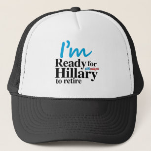 Ich bin bereit zu Hillary, sich - .png Truckerkappe