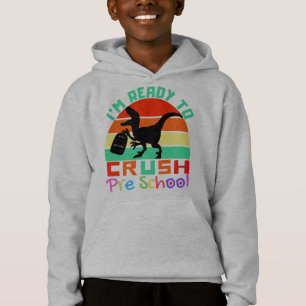 ICH BIN BEREIT ZU KRUSSCHEN PRESCHOOL - COOLES DIN HOODIE