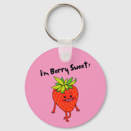 Ich bin Berry Sweet! - Funny Fruit Pun Schlüsselanhänger
