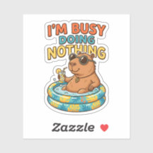 Ich bin beschäftigt mit nichts Lustiges Capybara