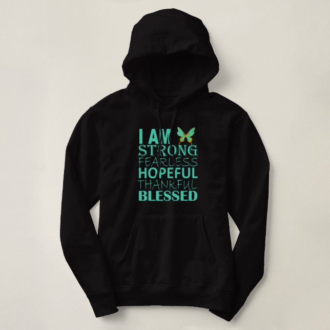 ICH BIN - Bestätigung Hoodie (Design vorne)