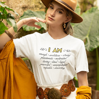 Ich bin Bestätigungen Inspirierendes T-Shirt Tri-Blend Shirt