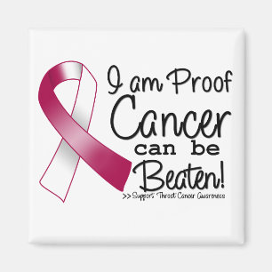 Ich bin Beweis-Kehlkopfkrebs kann geschlagen Magnet