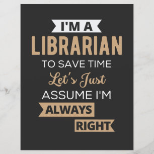Ich bin Bibliothekarin