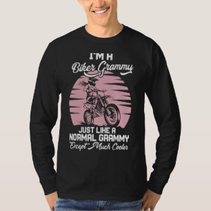 Ich bin Biker Grammy Motorrad Oma Biker T-Shirt