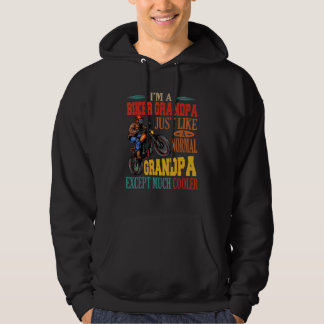 Ich bin Biker Opa viel Cooler Motorradfahrer Hoodie