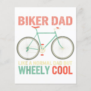 Ich bin Biker Vater Vathers Day Wo Cooler Fahrrad