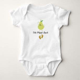 Ich bin Birnenfekt, Baby Fruit Gift Funny Niedlich Strampler