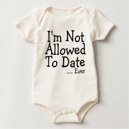 Ich bin bis heute nicht erlaubt - nie baby strampler