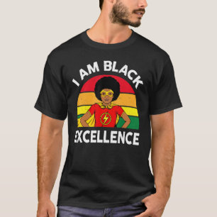 Ich bin Black Excellence African American History  T-Shirt