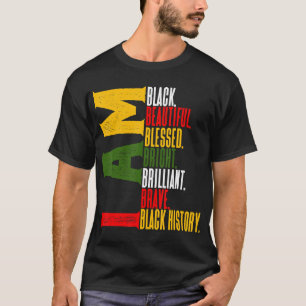 Ich BIN Black History African American Unapologeti T-Shirt