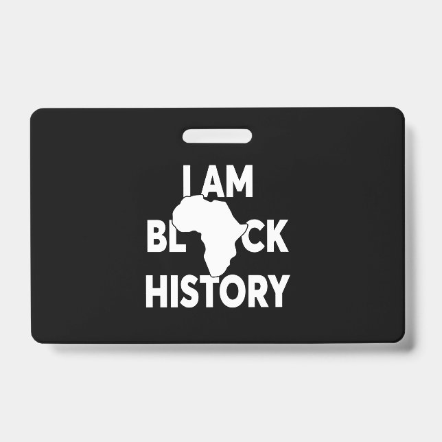 Ich bin Black History Black Lives Matter Ausweis (Vorderseite)