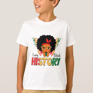 Ich bin Black History Girl Blm Black History Month T-Shirt