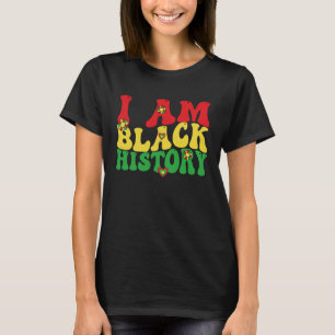 Ich bin Black History Groovy Retro Vintag Black Hi T-Shirt