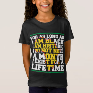 Ich bin Black History Lifetime Cool Black History T-Shirt