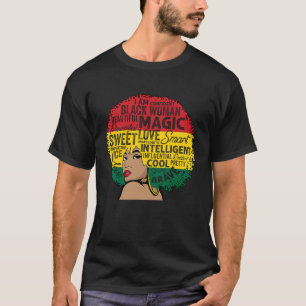 Ich bin Black History Monat Black Queen BHM Pride  T-Shirt