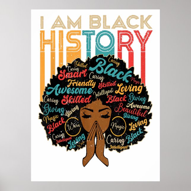 Ich bin Black History Poster (Vorne)