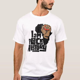 Ich bin Black History Power Fetisch American Que T-Shirt