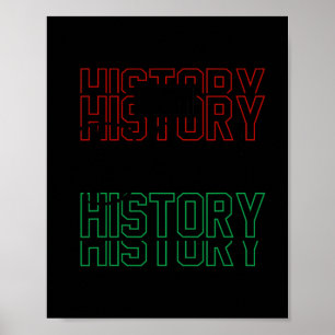 Ich bin Black History Shirt Black History Month Af Poster