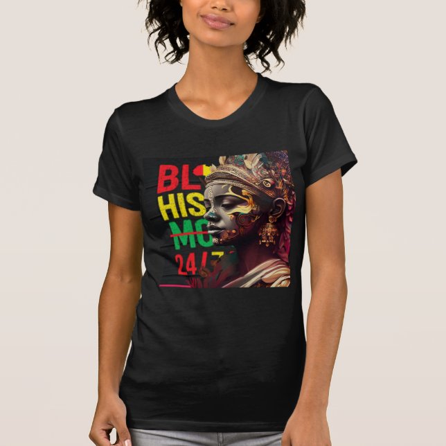 Ich bin Black History Svg, Black History Monat Svg T-Shirt (Vorderseite)