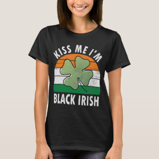 Ich bin Black Irish Shirt Funny St. Patricks Day G