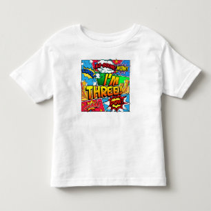 Ich bin Buch des Comic-drei Kleinkind T-shirt
