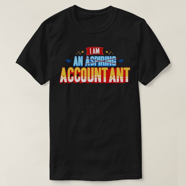 Ich bin Buchhalter T-Shirt (Design vorne)