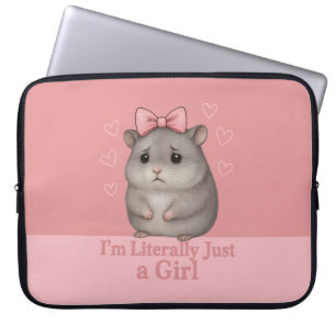 Ich bin buchstäblich nur ein Mädchen Trauriger Ham Laptopschutzhülle