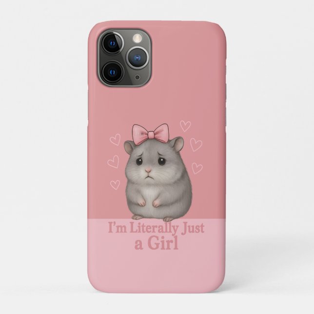 Ich bin buchstäblich nur ein trauriger Hamster Mäd Case-Mate iPhone Hülle (Rückseite)