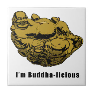 Ich bin Buddha-laizistisch Fliese