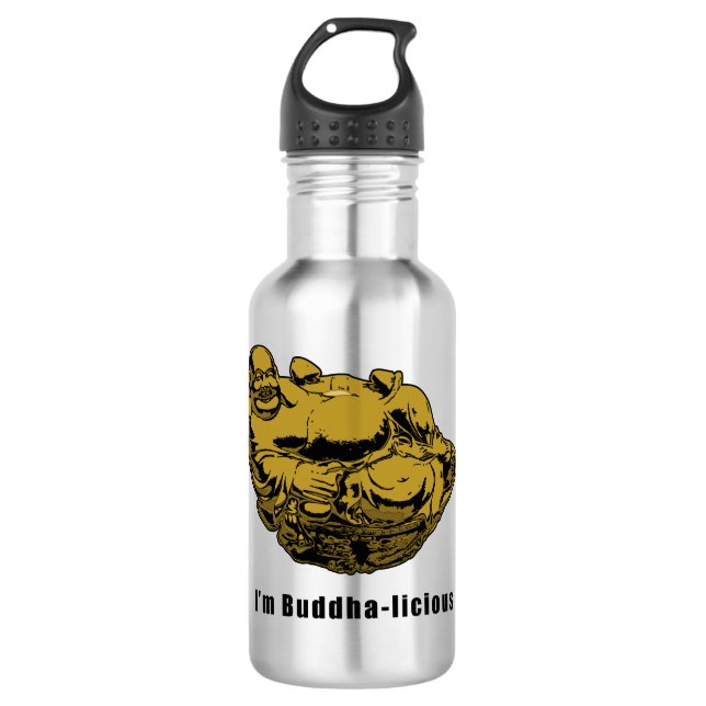 Ich bin Buddha-laizistisch Trinkflasche (Vorderseite)