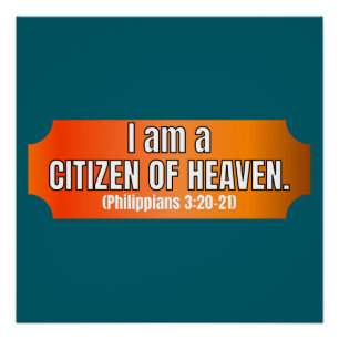 ICH BIN BÜRGER VON HEAVEN POSTER