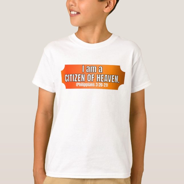 ICH BIN BÜRGER VON HEAVEN T-Shirt (Vorderseite)