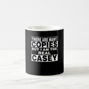 Ich bin Casey Funny Personalisierter Spaß Kaffeetasse