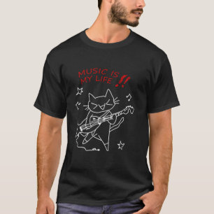 Ich bin Cat und Musik ist mein Leben T-Shirt