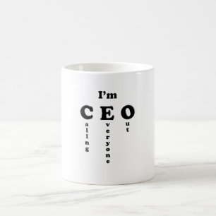 Ich bin CEO Kaffeetasse