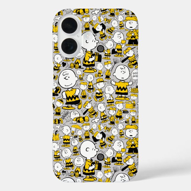Ich bin Charlie Brown Pattern Case-Mate iPhone Hülle (Rückseite)