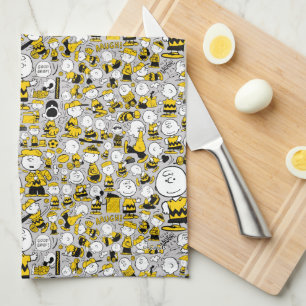 Ich bin Charlie Brown Pattern Geschirrtuch