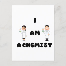 Ich bin Chemikerin Postkarte